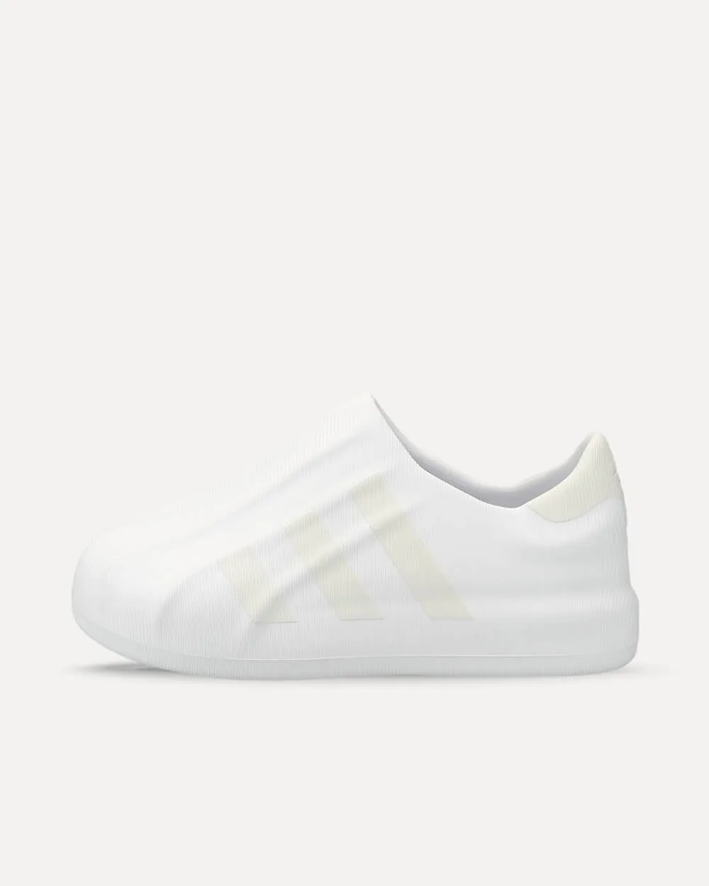 Adidas Adifom Superstar HQ4651 - Sneakers Uomo Bianche, Materiale Sintetico, Chiusura Pull-On, Tacco Piatto, Look Iconico