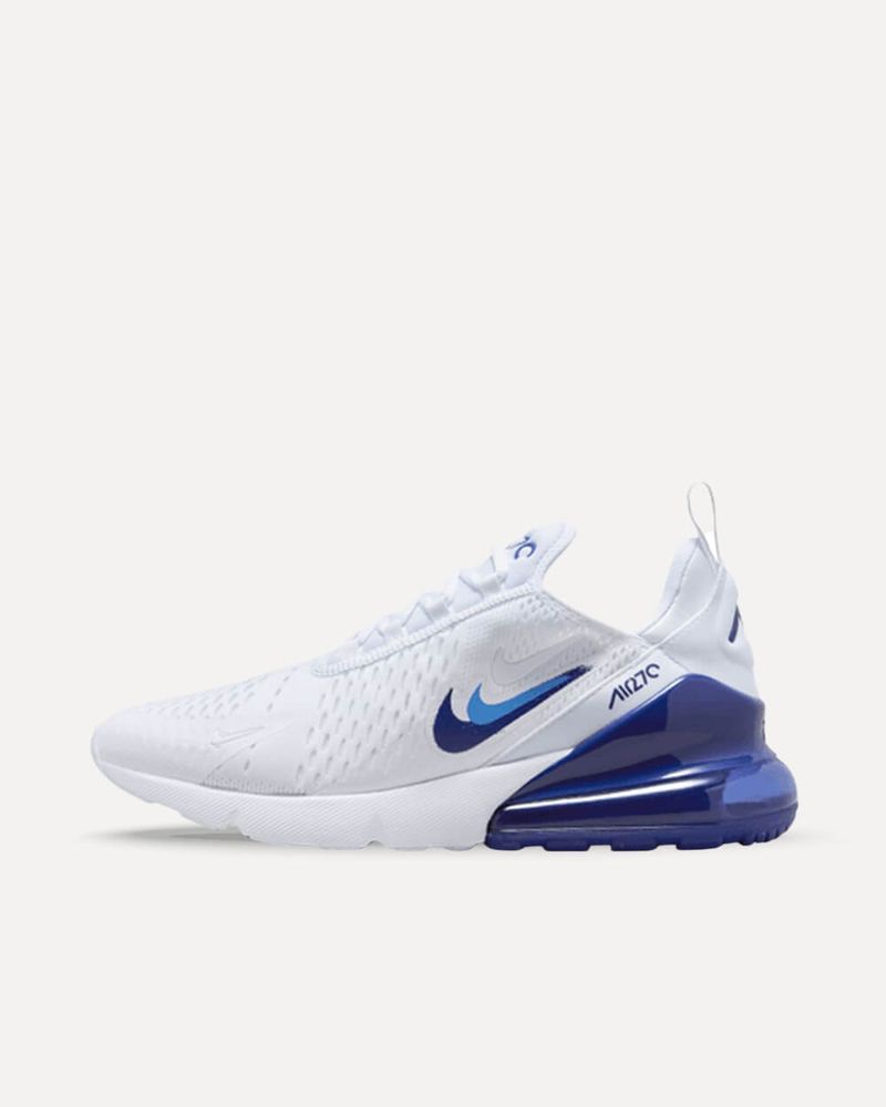 air max 270 blue and white