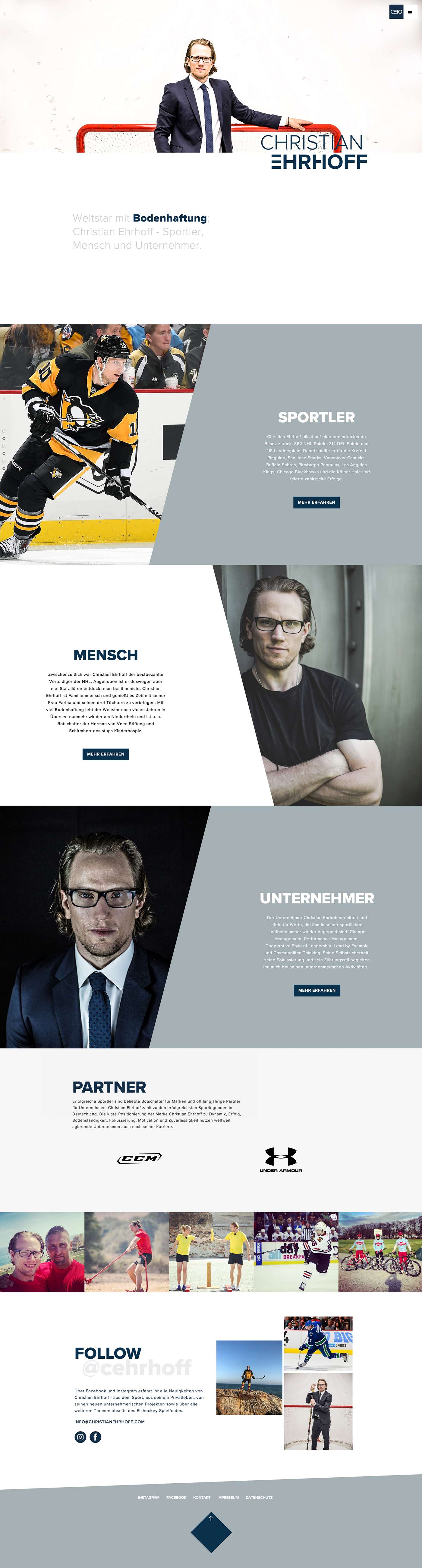 Website Christian Erhoff