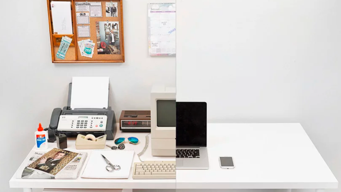 Work spaces have changed as technology has gotten more portable