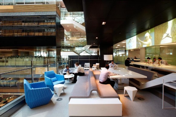 ANZ Bank's activity-based working environment office design