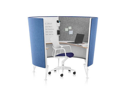 Try customizable workstations to give employees control over how they work as an easy open office fix.