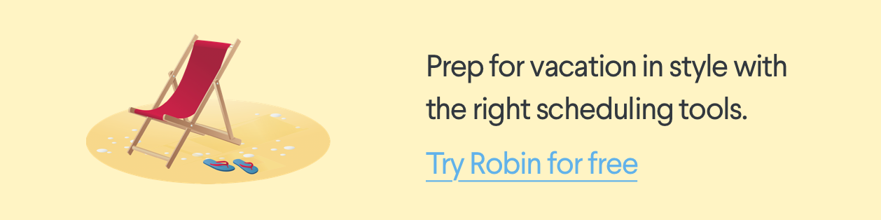 Slack schedule vacation time free trial