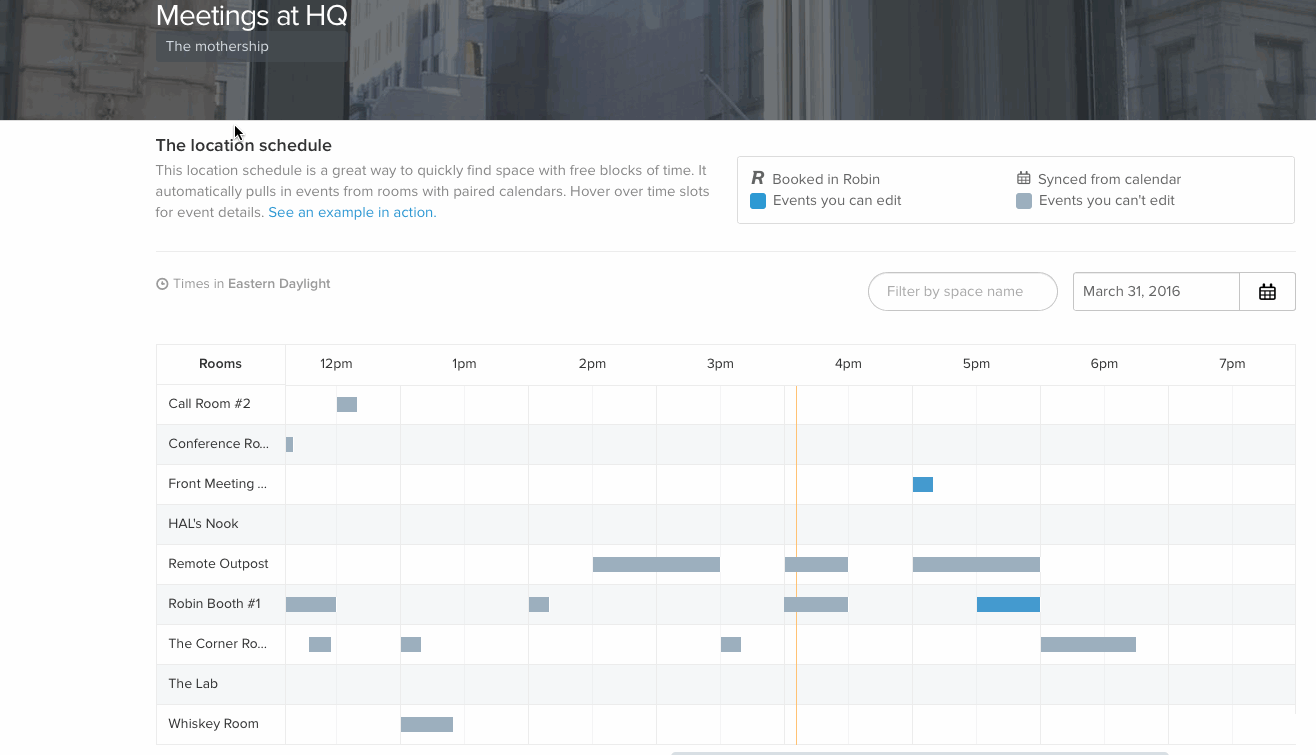 Dashboard Scheduling Calendar View