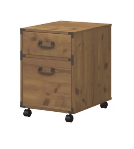 Wayfair Ironworks 2 Drawer Pedestal Office Storage