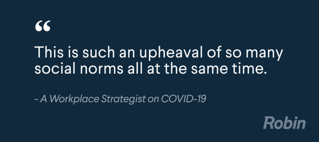 quote: upheaval in social norms all at the same time