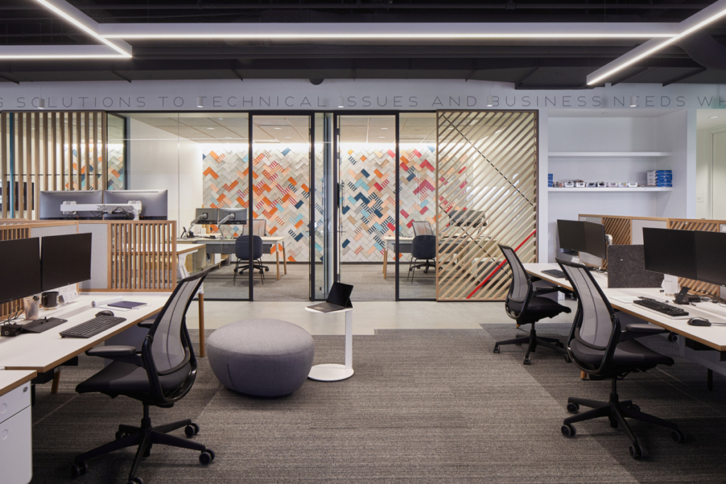with several generations in the workplace, providing private workspaces for traditionalists is key