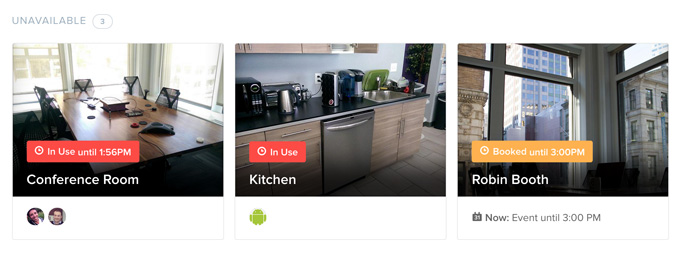 Unavailable room search results