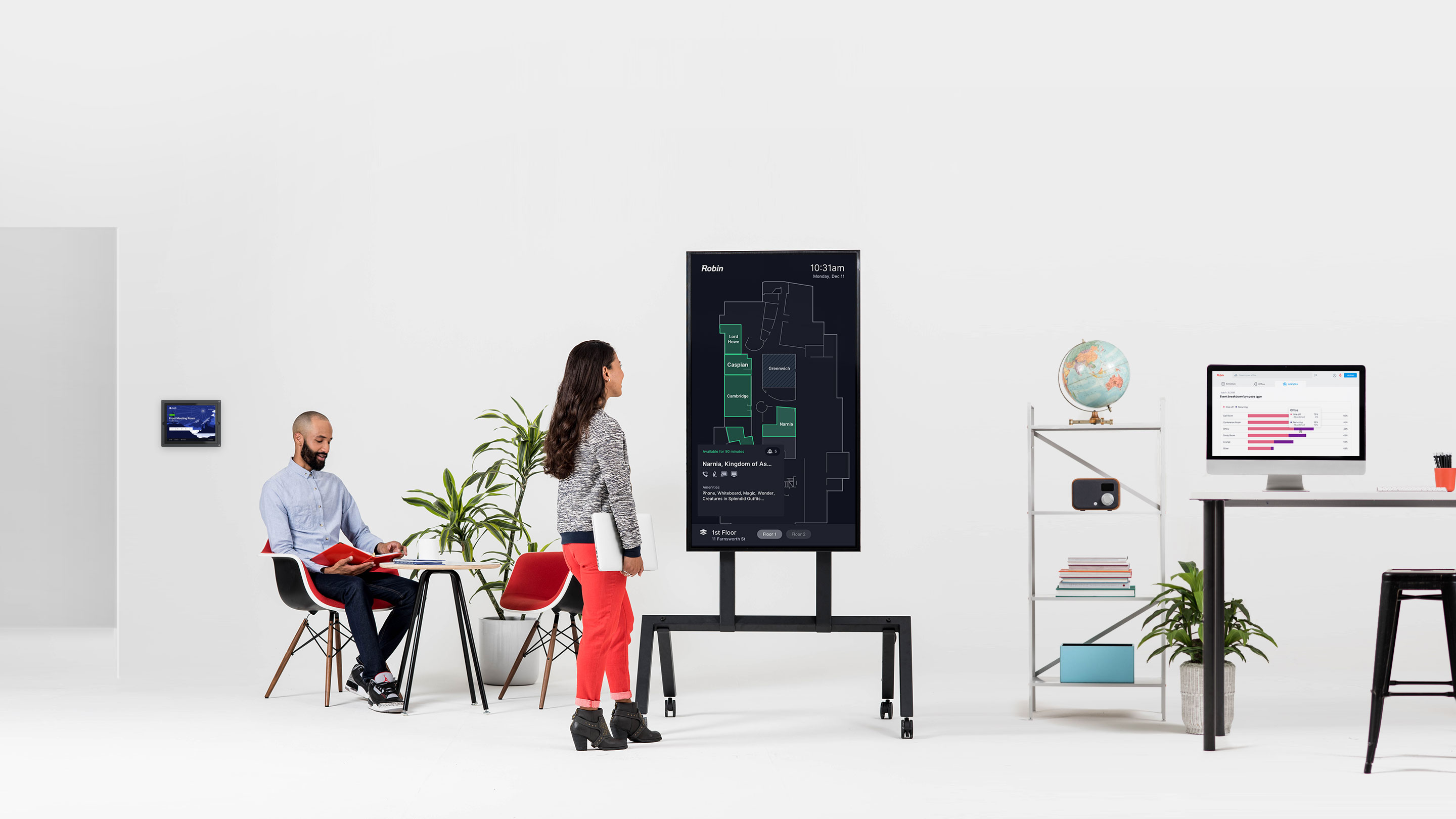 meeting room scheduling software with Robin