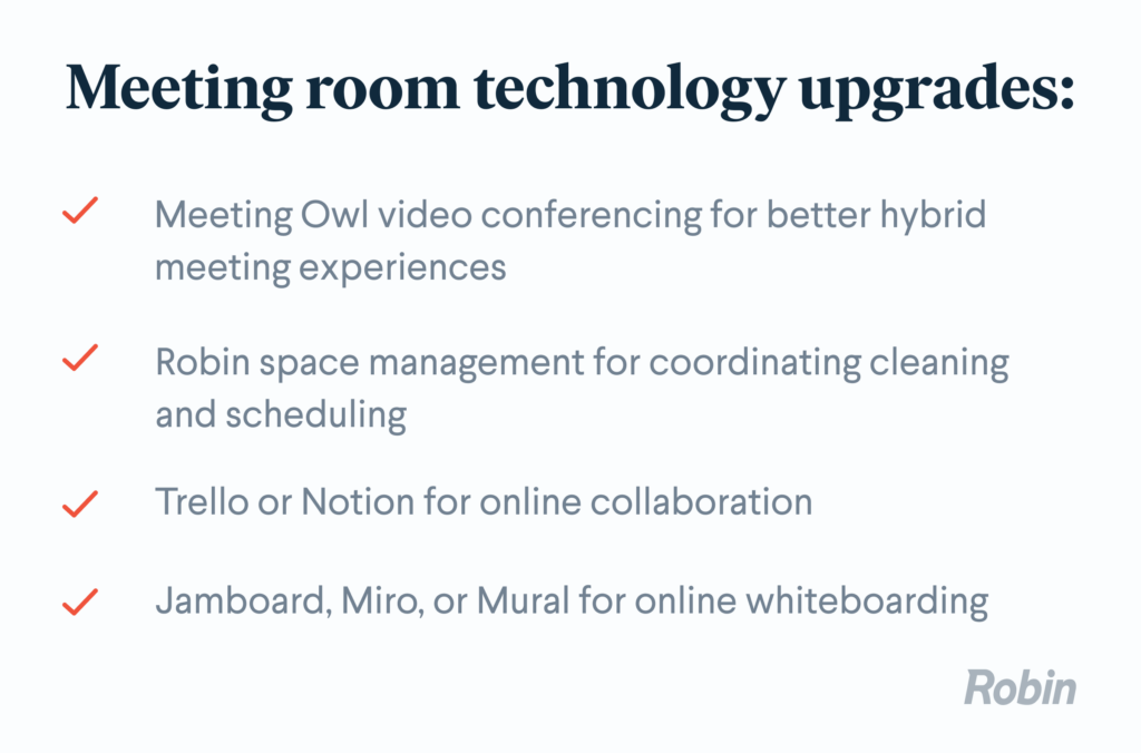 Meeting room and technology upgrades