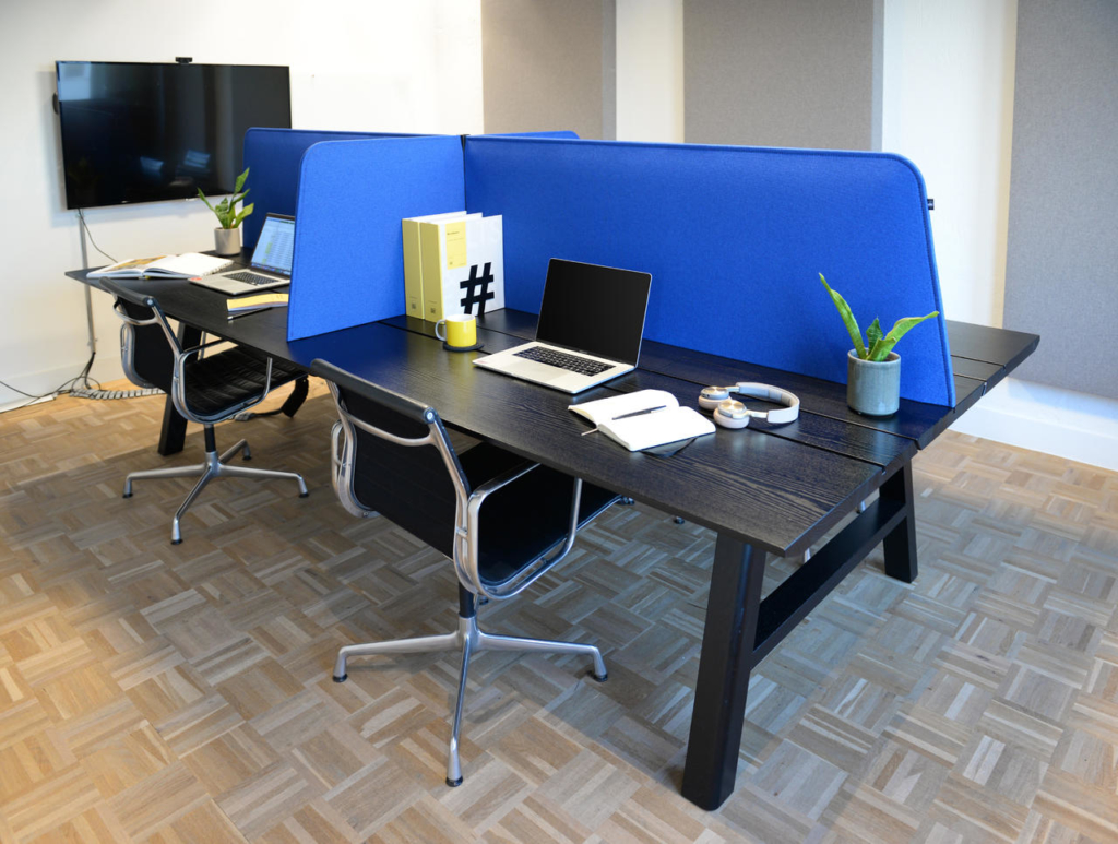 desk dividers are a quick open office hack to reintroduce privacy
