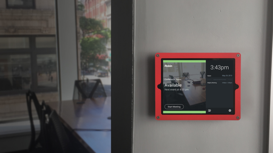 Conference room meeting booking system