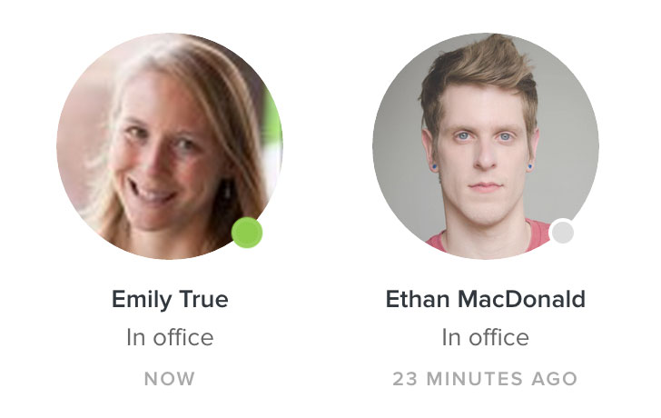 Who is in the office right now?