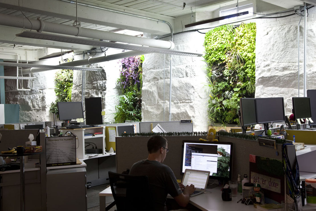 Living walls.