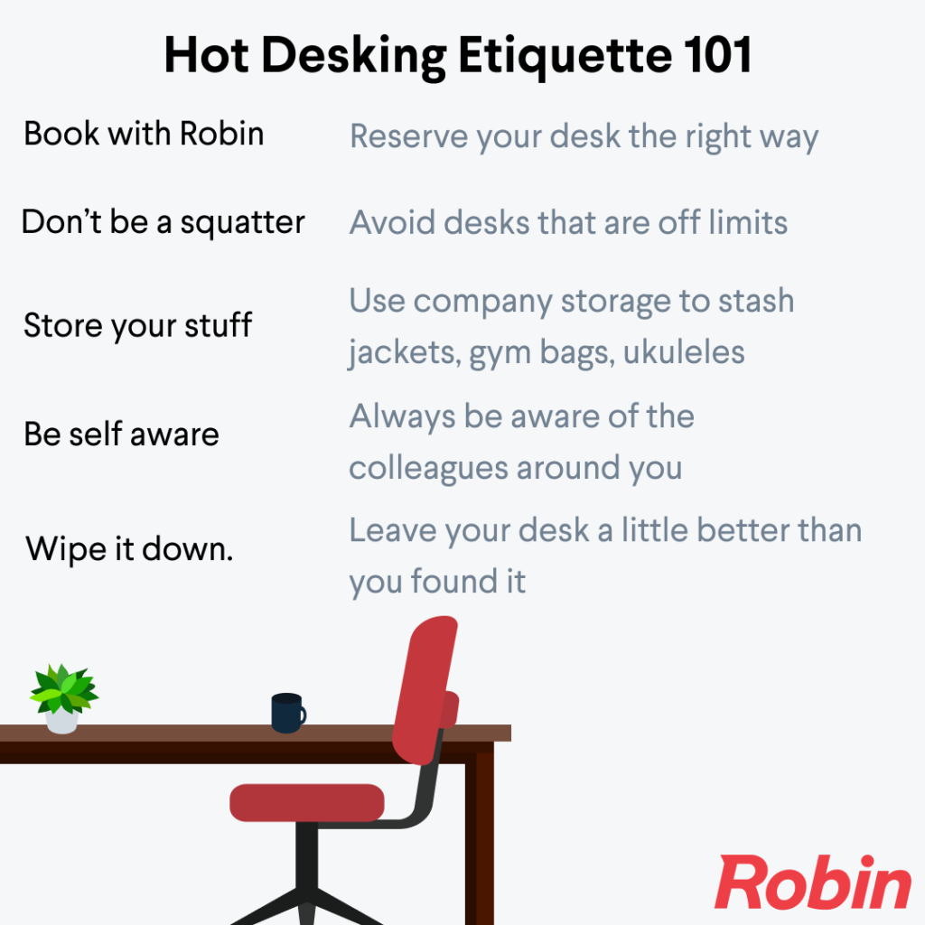 A quick, shareable template for hot desking etiquette