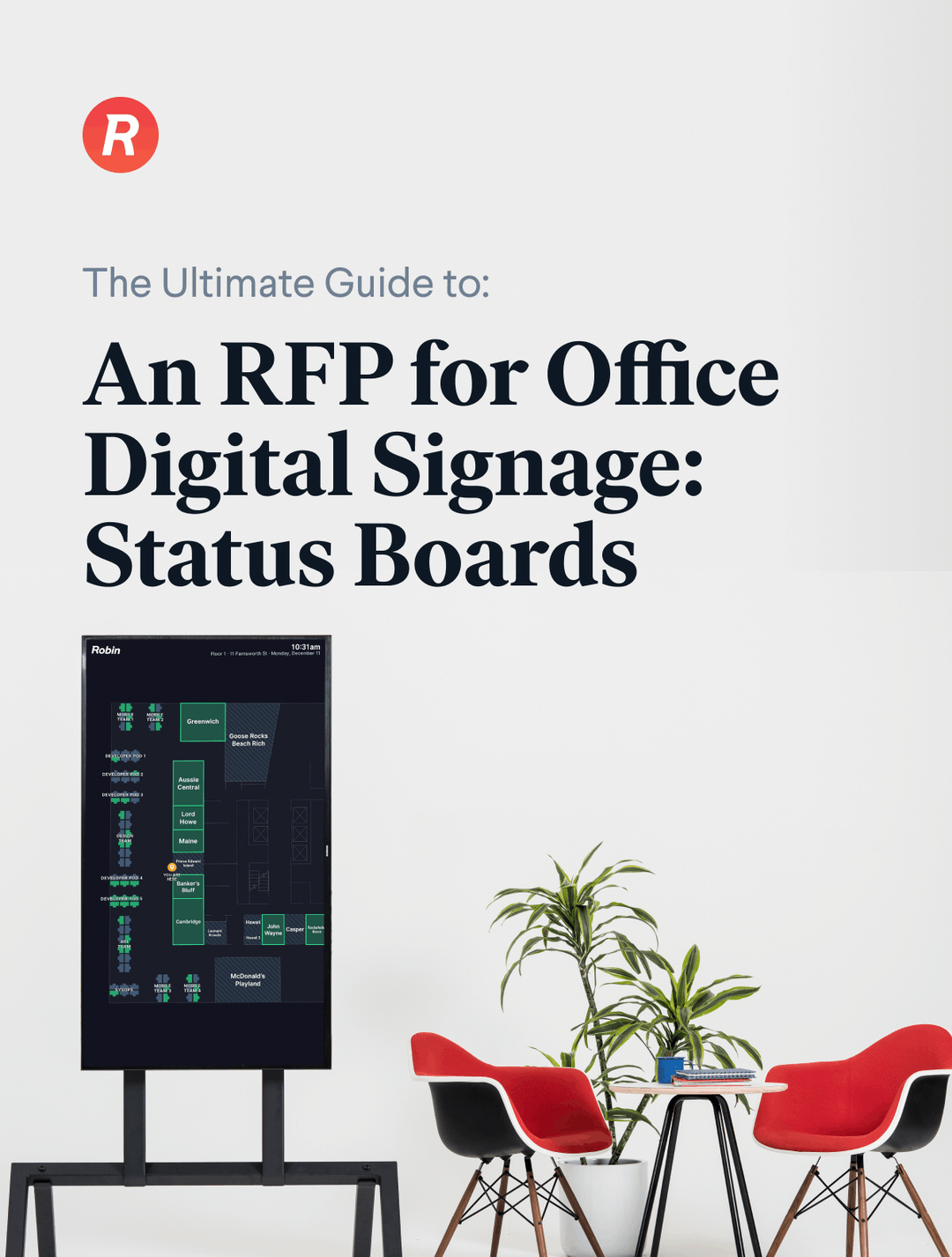 The ultimate guide to an RFP for office digital signage Status boards