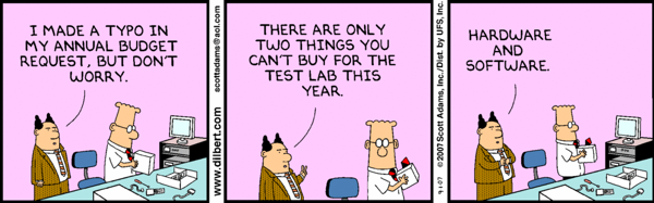 Dilbert Technology Budget Workplace Digital Transformation