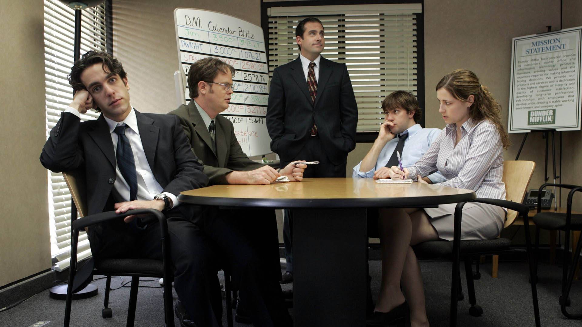 The Office conference room office layout