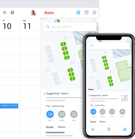 meeting scheduling software made easy with Robin's mobile app