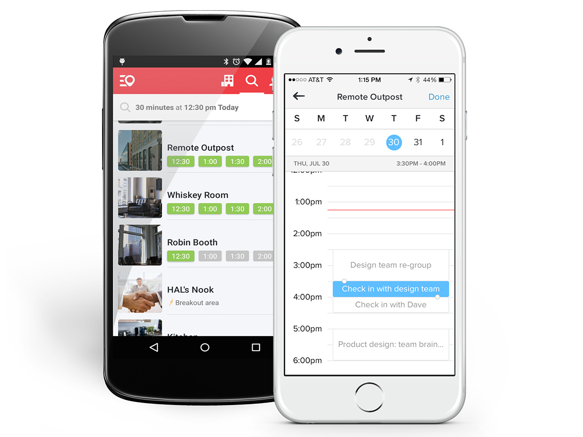 Mobile calendar view