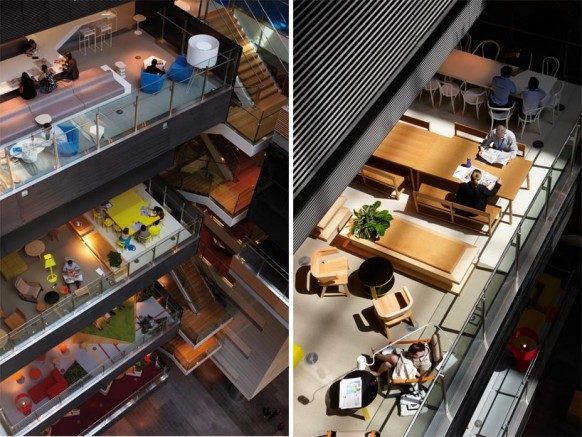 Rearrange office furniture into “neighborhoods” as a hack to open office complaints