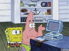 Spongebob Giphy Angry with Computer When you Can't Add Location in Google Calendar