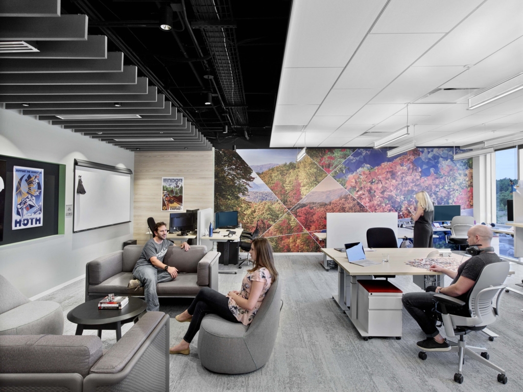 M Moser Microsoft Raleigh office workplace design