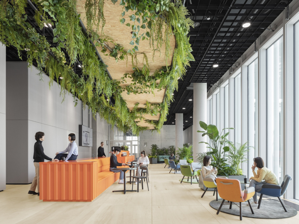 Incorporate environmental elements into workplace design strategy to improve health and attract and retain top talent