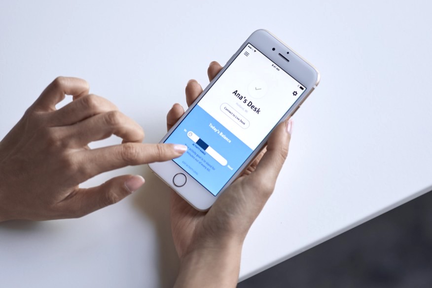 Live OS smart desks app future of work