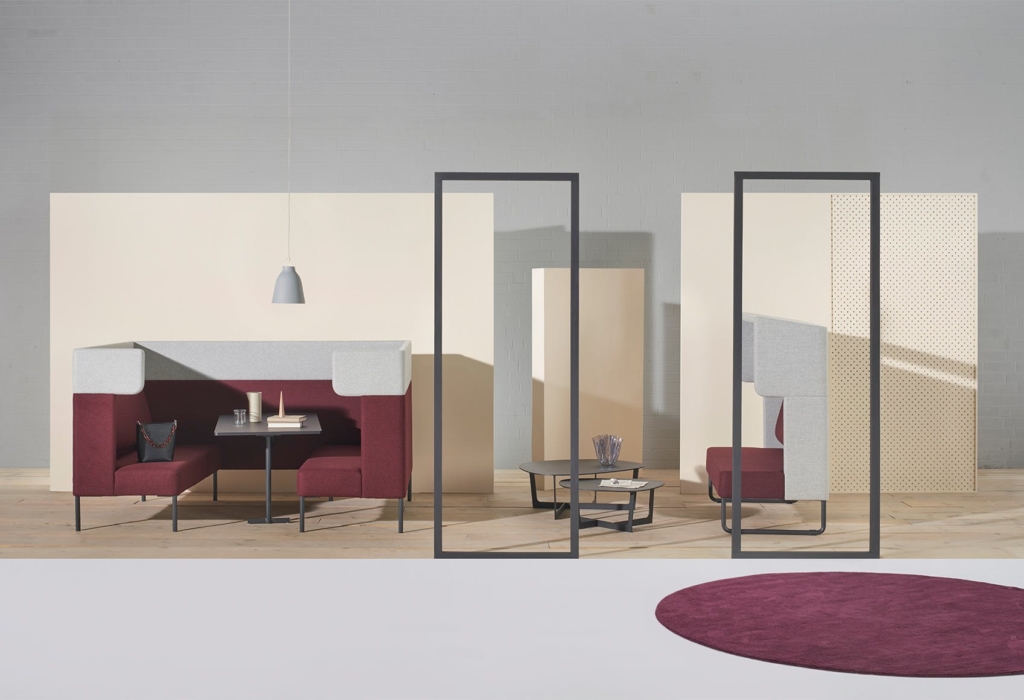 Add-on furniture is an easy way to create private spaces to help fix the open office.