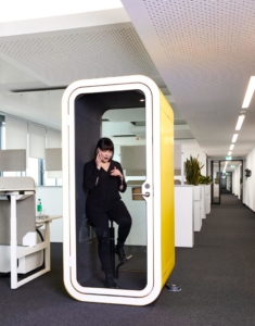 Framery phonebooths can help decrease office noise