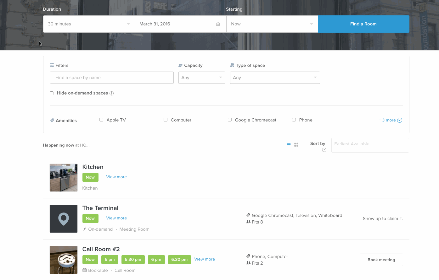 Dashboard Scheduling Calendar View --