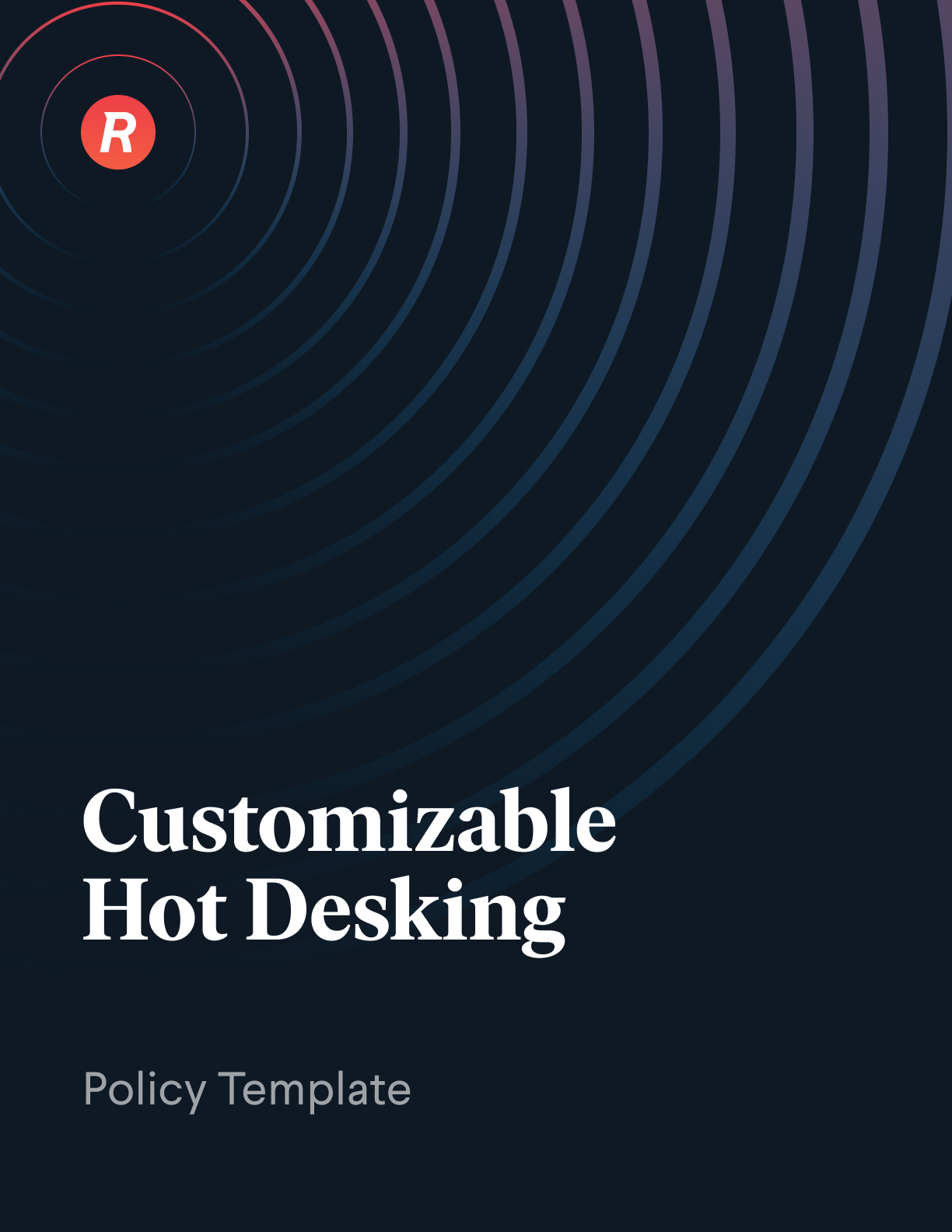 A hot desking policy template
