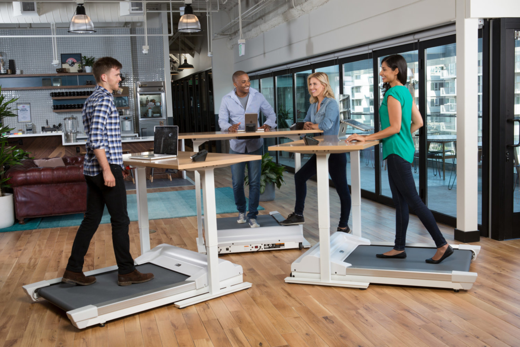 Treadmill desk health-promoting future of work