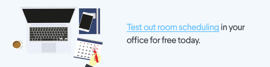 Pods room scheduling free trial