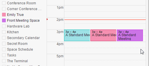 Editing invited room calendar in Google