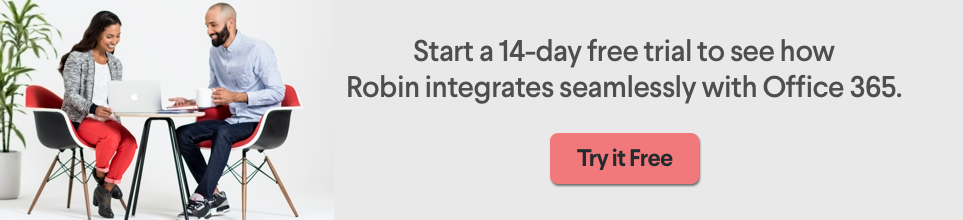 meeting room booking system office 365 and robin