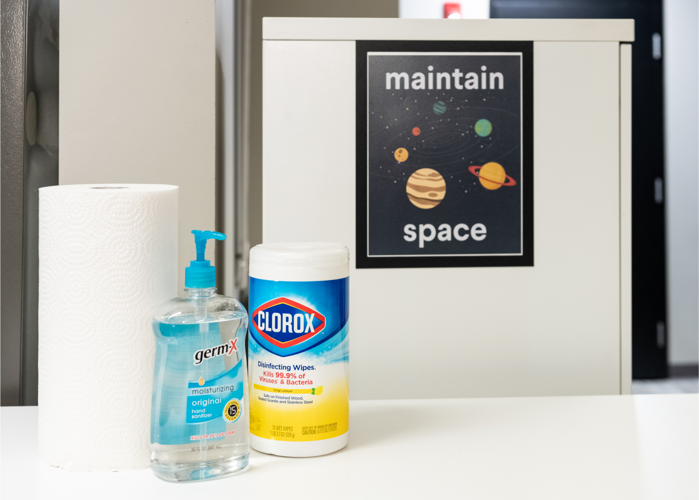 clorox wipes, safety items, picture of both