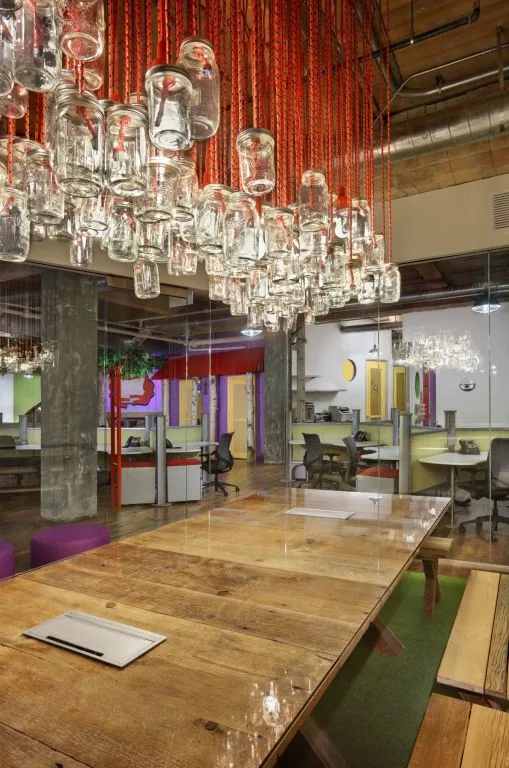 Hanging jars at Red Frog Events