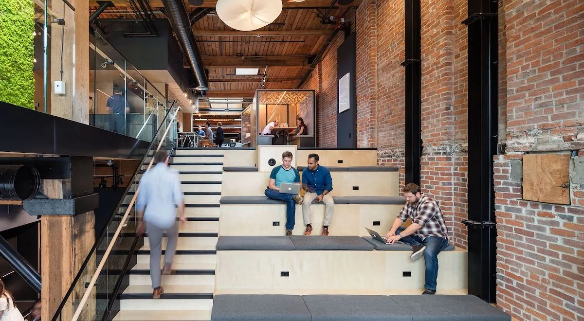 Slack central staircase