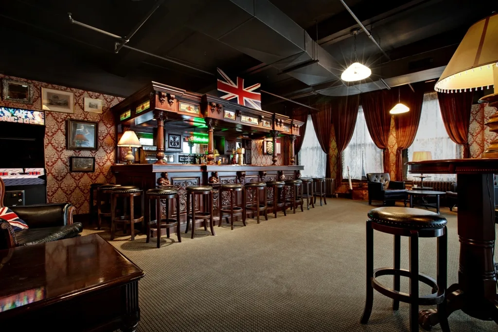 Ceros NYC office pub social area future of work