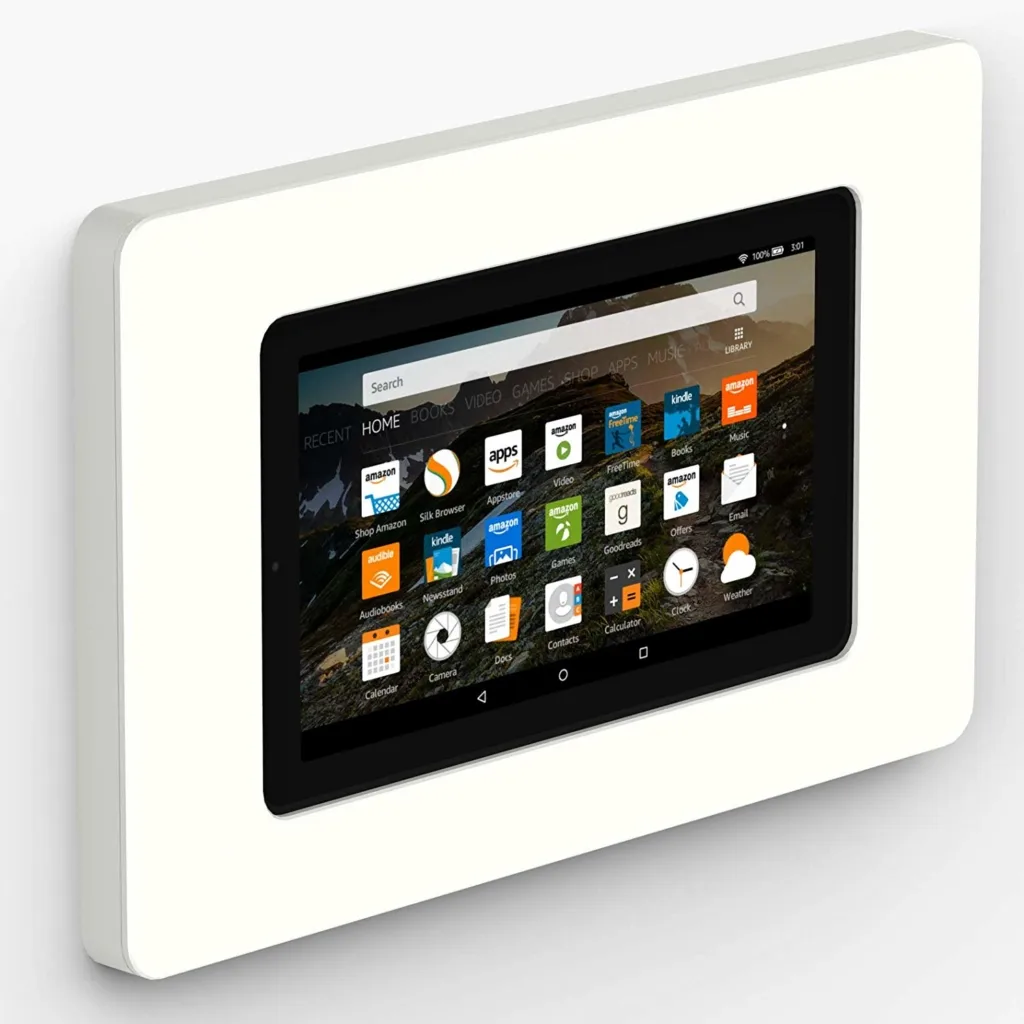 Amazon Fire 7 room display for conference room scheduling tablets