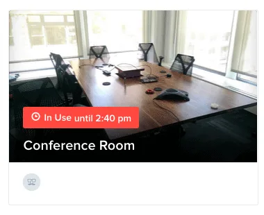 Occupancy detected in the conference room