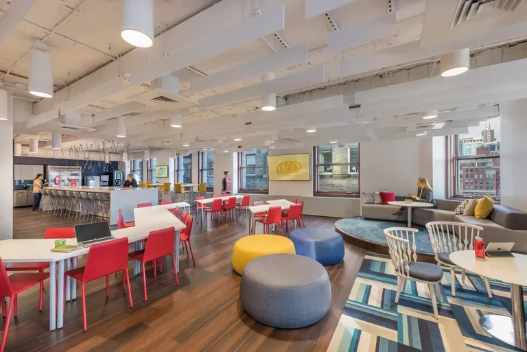Grubhub Chicago flex space open office design