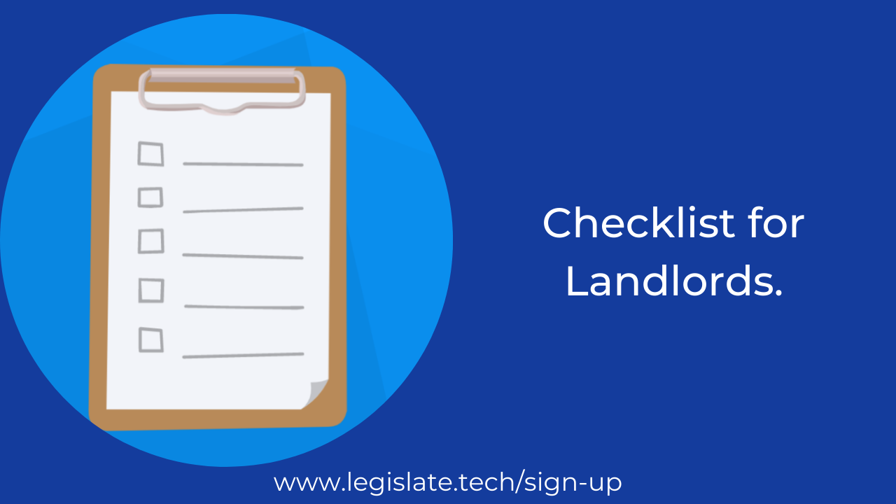 Landlords Your responsibilities when letting a sole occupancy Legislate