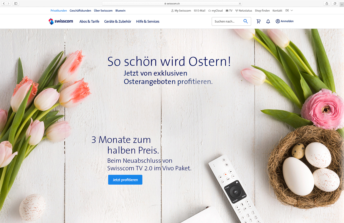 Displaykampagne Ostern