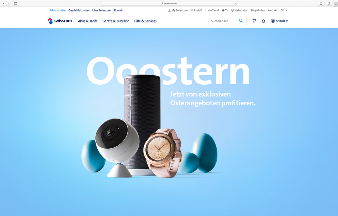 Displaykampagne Ostern