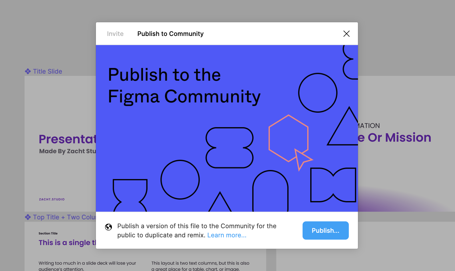 figma presentations template