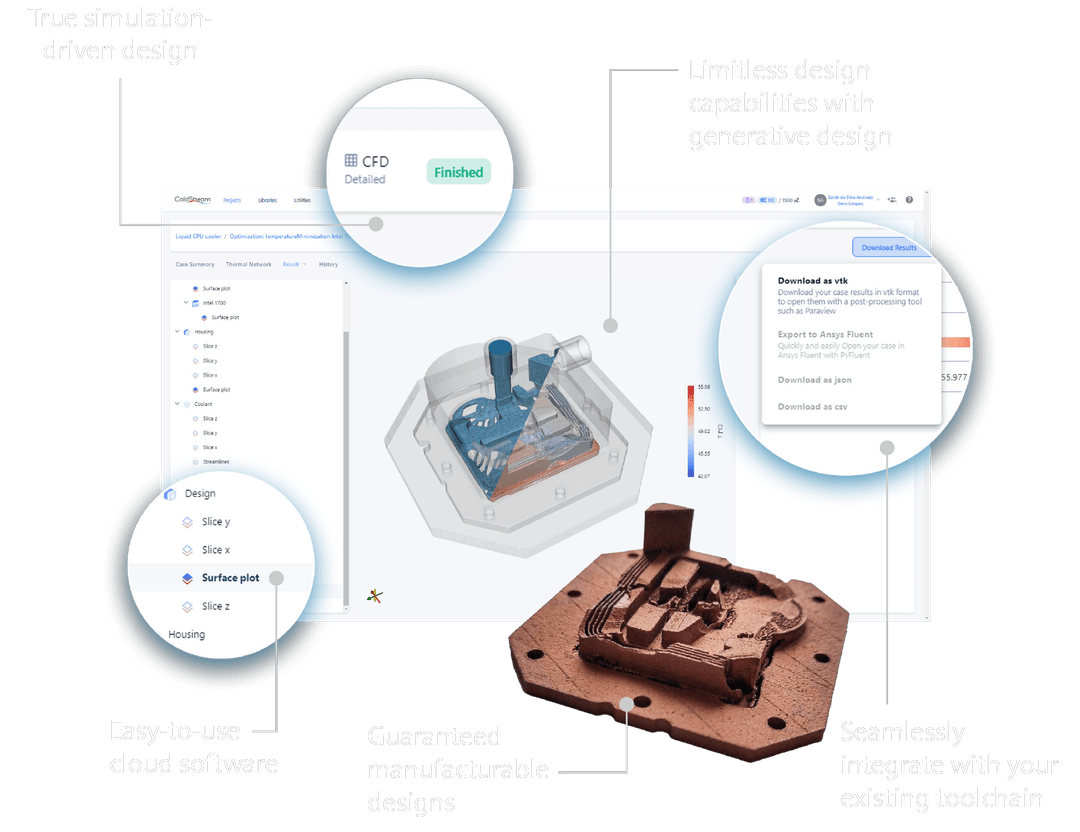 ColdStream Generative design for thermal engineers