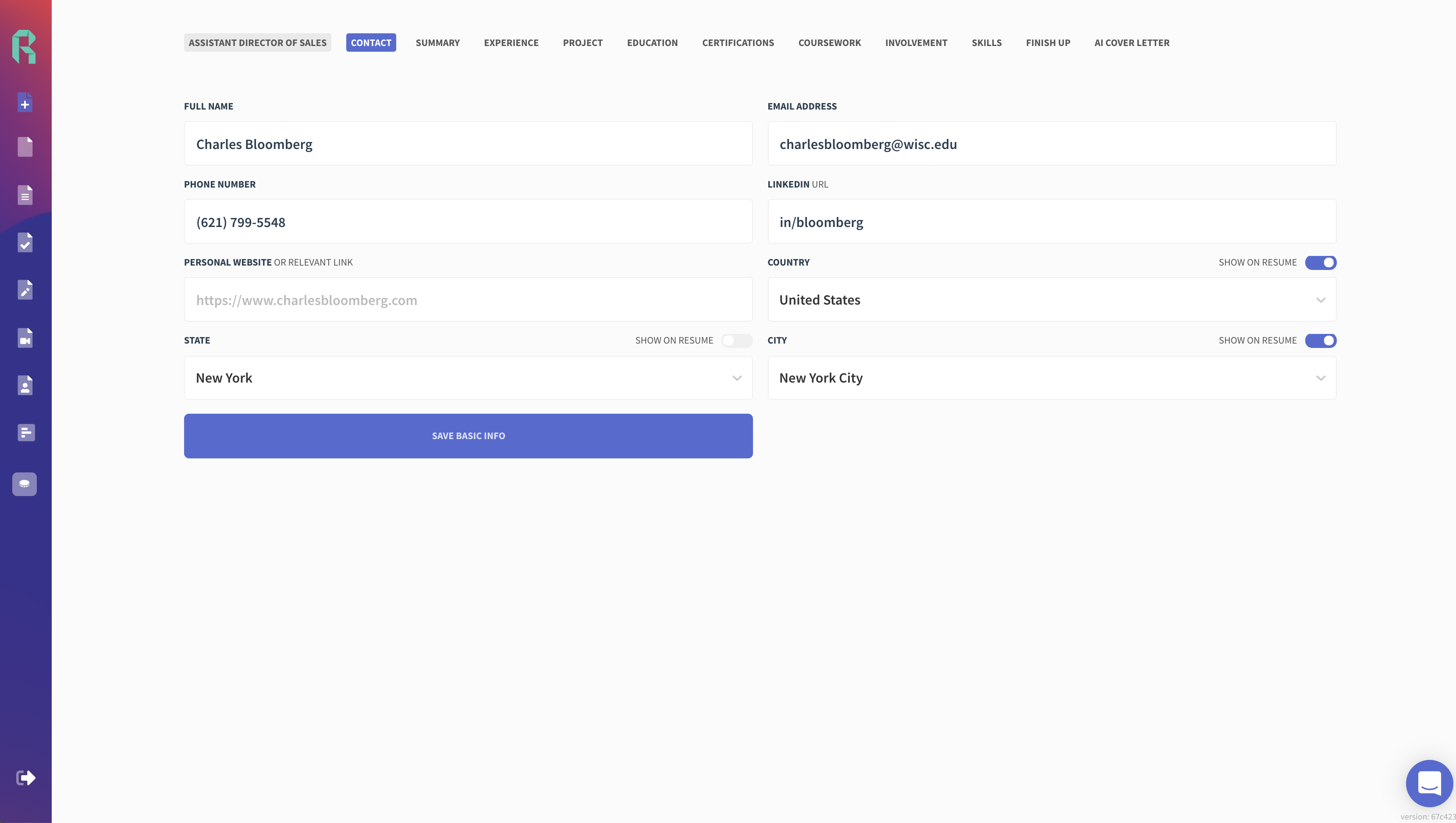 Step 4: Follow along and complete each section you’re provided with.